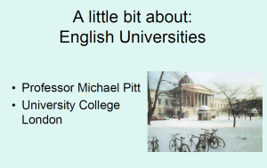 image english universities